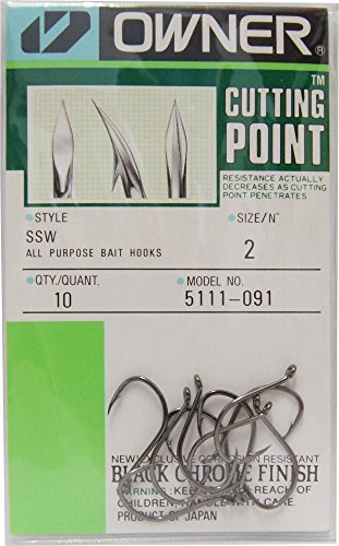 Owner SSW with Cutting Point Hook, Chrome