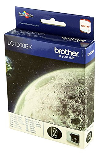 Brother LC1000BK Schwarz Original Tintenpatronen Pack of 1