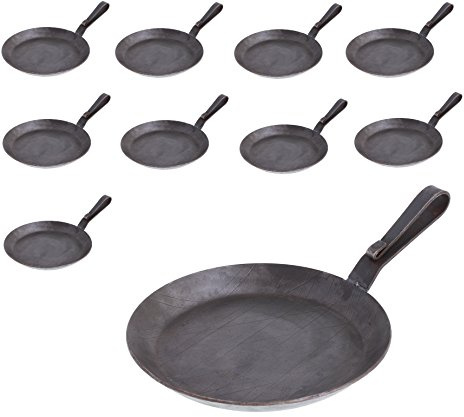 TAMLED Servierpfanne kaltgeschmiedet gebogener Griff 20 cm 10 Stk