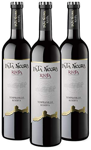 Pata Negra Reserva - Vino Tinto D.O Rioja - Caja de 3 Botellas x 750 ml