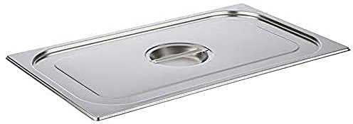 Vogue K926, Coperchio in Acciaio Inox con Manico Centrale per Casseruola Gastronorm 1/1