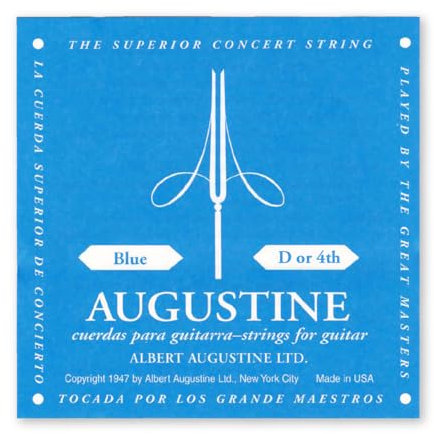 Augustine Blue Label Saiten für Klassik Gitarre - D4