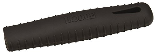 Lodge Silicone Hot Handle Holder for Seasoned Steel Pans, Black