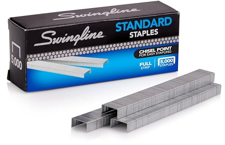 Swingline häftklamrar, standardhäftapparater för skrivbordshäftapparater, 210/remsor, 5000/box (79350)