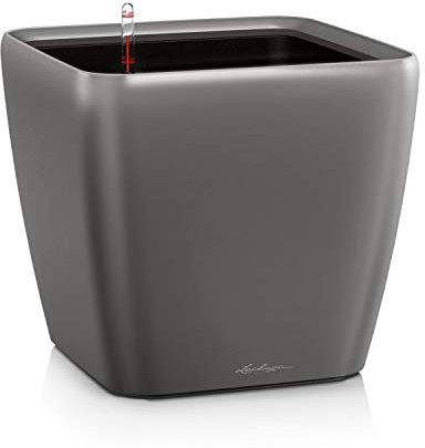 LECHUZA Quandro Premium LS 21 Antracita Metalizada 16123