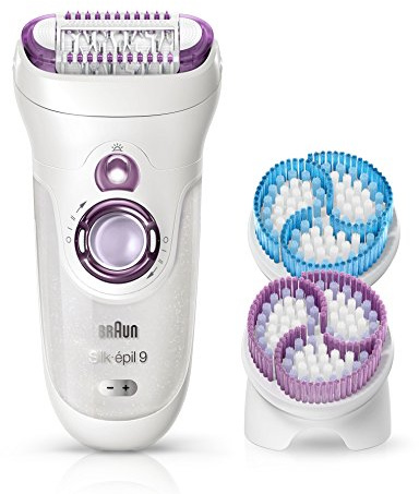 Braun Silk-épil 9 SkinSpa 9-941V - Sistema 3 en 1 de exfoliación y depiladora + 8 accesorios