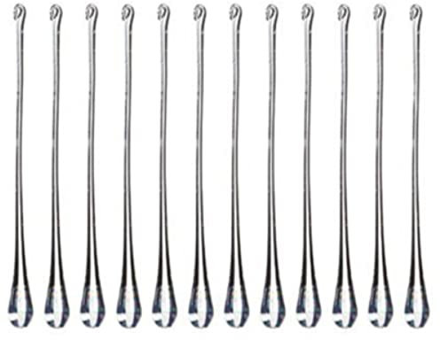 Clear Glass Tear Drop Icicles - 12 X 120mm by Premier