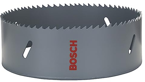 Bosch Accessories Professional Lochsäge HSS Bimetall für Standardadapter (für Metall, Aluminium, rostfreiem Edelstahl, Kunststoffen und Holz, Ø 140 mm, Zubehör Bohrmaschine), Ø 140 mm