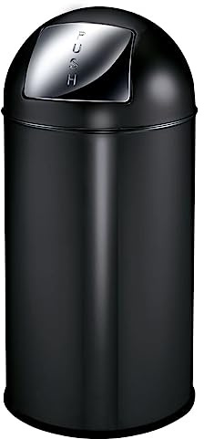 EKO Pushcan 40 L, matt schwarz
