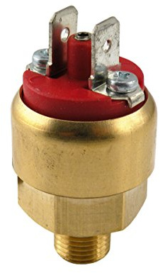 1/8 Mini Druckschalter ´´Öffner´´ für Hydrauliköl Ölemulsion Wasser Druckluft (Einstellbereich: 0,3-2 bar)