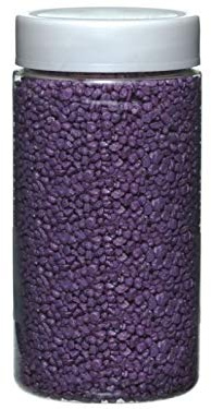 Deko Granulat Dekosteine Farbgranulat Streudeko Tischdeko Ø 2-3 mm ca. 650g Dose (Flieder)