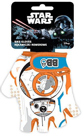 Disney Jungen Star Wars Guantes de Ciclismo, Multicolor, S