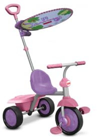 Fisher Price FP3300233 - Triciclo Glee Plus, Lilla e Rosa