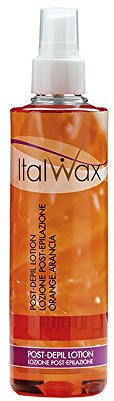Italwax Lotion après épilation - 250ml - Huile végétale naturelle - Arôme Orange - Hydratante et éliminant les résidus d'épilation à la cire