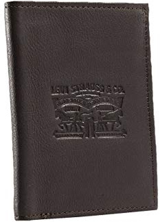 Levi's Vintage Two Horse Vertical, Portafoglio, Uomo, Marrone (Dark Brown), 2 X 13 X 10 Centimeters (W X H X L)