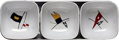 Marine Business Regata Set aperitivo, Melamina, Multicolore, 27 x 9 x 5 cm, 4 Pezzi