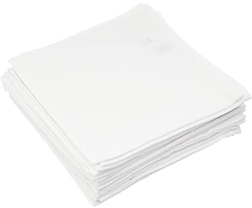 CALITEX ARC en Ciel Toalla de Mesa de Tela/algodón Blanco (44 x 44 cm)