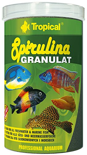 Tropical Spirulina Granulat Pflanzliches Granulatfutter mit Spirulina, 1er Pack (1 x 1 l)