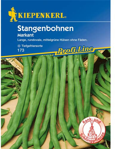 Sperli Gemüsesamen Stangenbohnen Markant, grün