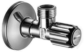 Schell Eckregulierventil mit Normal-Filter, 1/2 x 1/2 Zoll, chrom ohne Quetschverschraubung, 52040699