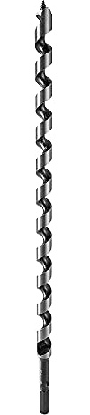 FISCH Schlangenbohrer Schaft 12 mm, sechskant, Länge 1080 mm, Bohrer 18 mm, 0084181080