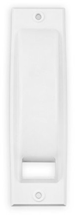 DIWARO® Wicklerblende für Halbeinlass-Gurtwickler | Lochabstand 175 mm | Kunststoff weiß | Abdeckplatte zur Abdeckung von handelsüblichen Gurtwicklern