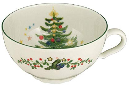 Seltmann 001.298787 Marie-Luise Weihnachten Rund Porzellan Teetasse, 43607 Dekor, 0,21L Volumen