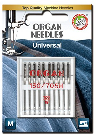 ORGAN NEEDLES Needles #120/20 Universal x 10 Nadeln, blau