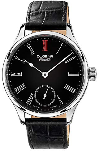 Dugena Herren-Armbanduhr Epsilon 3 Analog Handaufzug Leder 7000057