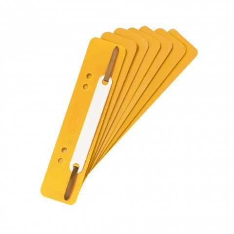 Herlitz 8767402 Heftstreifen PP 150er Packung, viele Farben zur Auswahl (1, gelb)