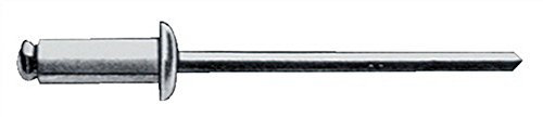 Blindniet Alu./Stahl 6x10mm dxl für 3-5mm GESIPA Flachrundkopf, 250 Stück