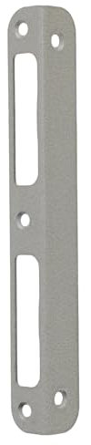 ToniTec Winkelschließblech für Zimmertüren gleichschenklig 170 x 20 x 20 mm Türschliessblech silber