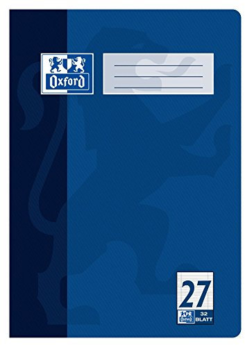 Oxford Schulheft A4, 32 Blatt, Lineatur 27, liniert