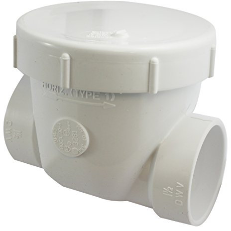 Canplas 223281W PVC Backwater Valve, 1-1/2-Inch