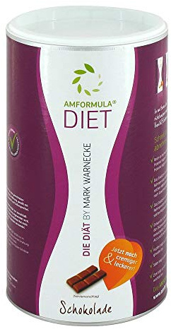 AMFORMULA® Vital & Diet Schokolade 490g, Mahlzeitenersatz Shake, hochwertige Inhaltsstoffe, Trinkmahlzeit