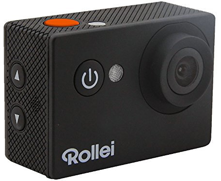 Rollei Actioncam 300 Plus - HD Video Funktion 720p, Unterwassergehäuse für bis zu 40m Wassertiefe, inkl. Schwimmgriff Bobber - schwarz