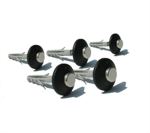 FLUX Objects 5 x Neodym-Magnet-Pin: Magnethalter, Haltemagnet, Werkzeughalter, Wand-Magnete