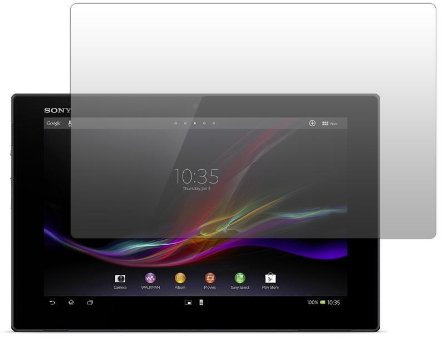 Slabo 2 x Displayschutzfolie für Sony Xperia Tablet Z No Reflexion|Keine Reflektion MATT-Entspiegelnd Made IN Germany