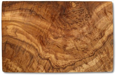 VolkskunstShop Planche à découper rectangulaire en Olivier env. 15 x 24 cm x 1,3 cm