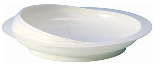 Assiettes à Rebord spécial Alzheimer - Blanc - 23 cm