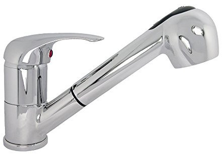 PUTEUS Niederdruck Armatur MIX in Chrom mit verstellbarer Handbrause