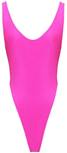 iEFiEL Damen Hydrasuit Wetlook Badeanzug Bademode Schwimmanzug Tanz Yoga Sportbody Body Bodysuit (Rosa)