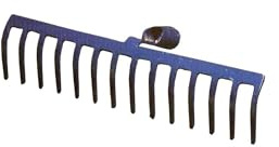 Freund Victoria Straßenrechen 26214 (Breite 45 cm, ohne Stiel, mit geschmiedeter Dülle, mit 14 Zinken, Rechen, Laubrechen) 3390506