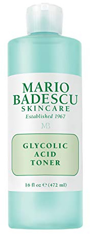 Mario Badescu Glycolic Acid Toner for Dry and Combination Skin, Alcohol-Free Facial Toner for Aging Skin, Formulated with Exfoliating Glycolic Acid & Antioxidant Grapefruit Extract, 16 Fl Oz