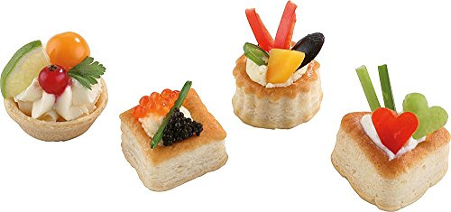 Pidy 48 Stück Mini-Pastetchen-Sortiment, Neutral | 4 Verschienede Formen