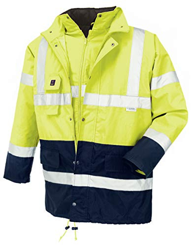 Warnschutz-Parka Calgary wasserdichte, winddichte Arbeitsjacke gelb XL