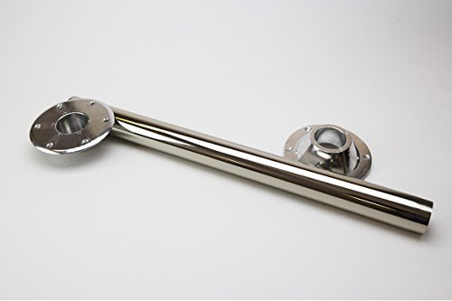 chrome island table leg set, Camper van, Motor home, Boat, Conic table top, recessed Base