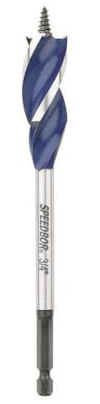 IRWIN SPEEDBOR Tri Flute Wood Drill Bit 3/4 X 6(3041004)