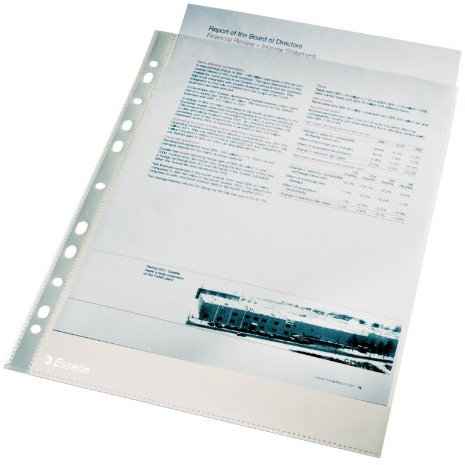 Esselte 56093 Prospekthülle Premium, A4, PP, glasklar, 0,10 mm