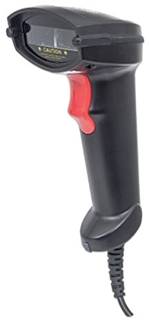 Manhattan CCD kontakt-streckkodsskanner 50 mm skannbredd USB svart Laserstativ med 300 mm avsökningsbredd 300 mm Scanbreite svart